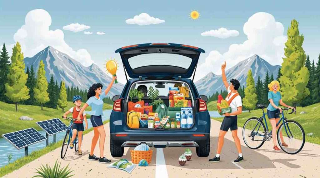 organiser un road trip éco-responsable avec votre voiture